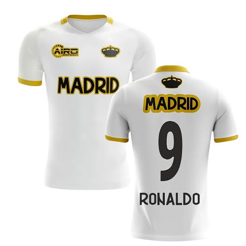 2025-2026 Madrid Concept Training Shirt (White) (RONALDO 9)
