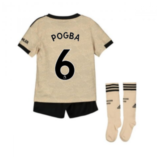2019-2020 Man Utd Adidas Away Little Boys Mini Kit (POGBA 6)