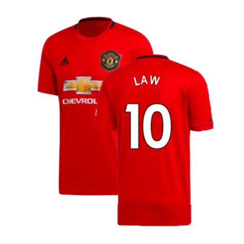 2019-2020 Man Utd Home Shirt (Law 10)