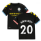 2019-2020 Manchester City Puma Away Football Shirt (Kids) (BERNARDO 20)