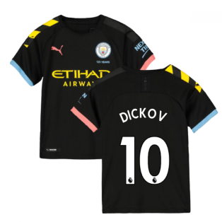 2019-2020 Manchester City Puma Away Football Shirt (Kids) (DICKOV 10)
