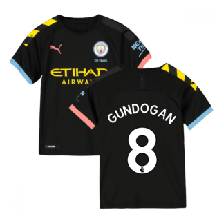 2019-2020 Manchester City Puma Away Football Shirt (Kids) (GUNDOGAN 8)