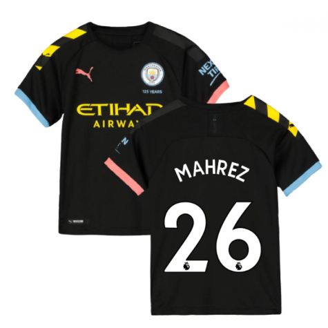 2019-2020 Manchester City Puma Away Football Shirt (Kids) (MAHREZ 26)