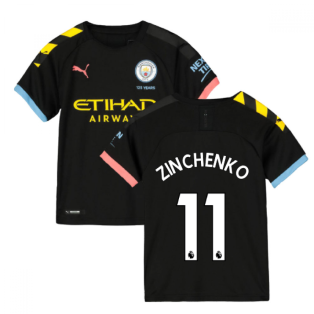 2019-2020 Manchester City Puma Away Football Shirt (Kids) (ZINCHENKO 11)