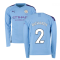 2019-2020 Manchester City Puma Home Long Sleeve Shirt (RICHARDS 2)