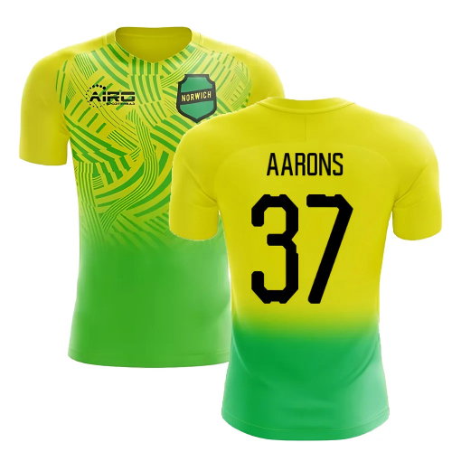 2025-2026 Norwich Home Concept Football Shirt (Aarons 37)