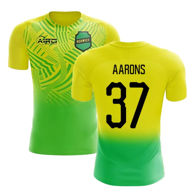 2025-2026 Norwich Home Concept Football Shirt (Aarons 37)