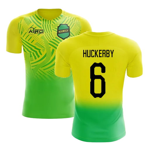 2025-2026 Norwich Home Concept Football Shirt (Huckerby 6)