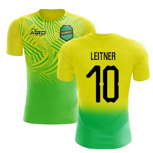 2025-2026 Norwich Home Concept Football Shirt (Leitner 10)