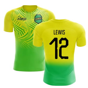 2025-2026 Norwich Home Concept Football Shirt (Lewis 12)