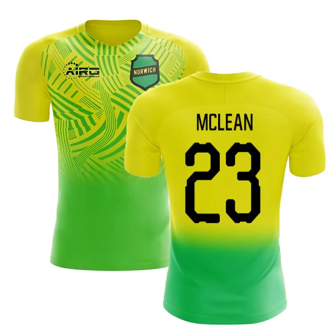 2025-2026 Norwich Home Concept Football Shirt (McLean 23)