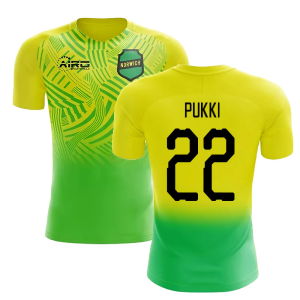 2025-2026 Norwich Home Concept Football Shirt (Pukki 22)