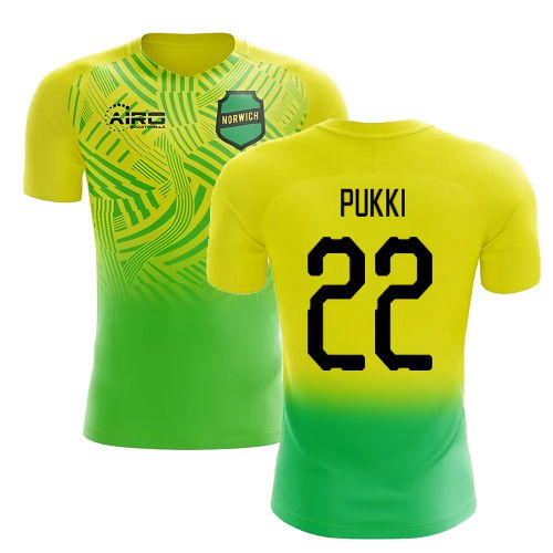 2025-2026 Norwich Home Concept Football Shirt (Pukki 22)