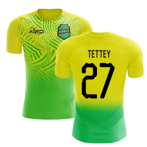 2025-2026 Norwich Home Concept Football Shirt (Tettey 27)