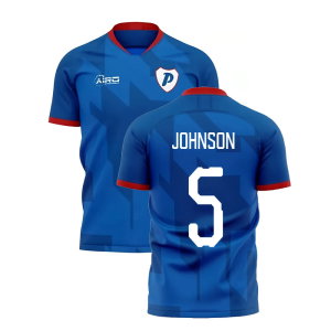 2025-2026 Portsmouth Home Concept Football Shirt (Johnson 5)