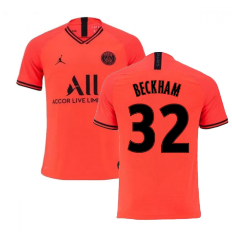 2019-2020 PSG Jordan Away Shirt (BECKHAM 32)