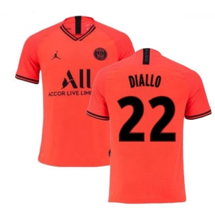 2019-2020 PSG Jordan Away Shirt (Diallo 22)