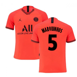 2019-2020 PSG Jordan Away Shirt (MARQUINHOS 5)