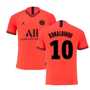 2019-2020 PSG Jordan Away Shirt (RONALDINHO 10)