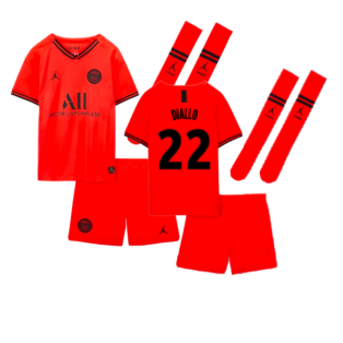 2019-2020 PSG Little Boys Away Kit (Diallo 22)