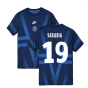 2019-2020 PSG Nike Pre-Match Training Shirt (Blue) (Sarabia 19)