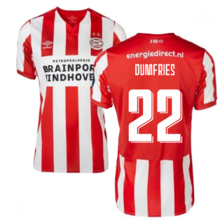 2019-2020 PSV Eindhoven Home Football Shirt (Kids) (Dumfries 22)