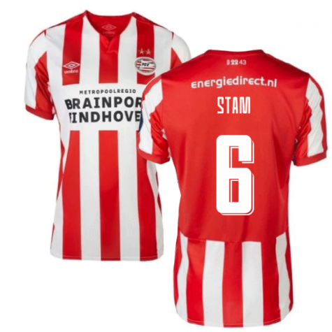 2019-2020 PSV Eindhoven Home Football Shirt (Kids) (Stam 6)