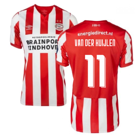 2019-2020 PSV Eindhoven Home Football Shirt (Kids) (Van Der Kuijlen 11)