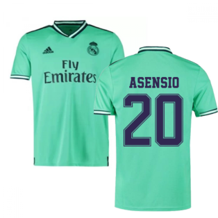 2019-2020 Real Madrid Adidas Third Football Shirt (ASENSIO 20)