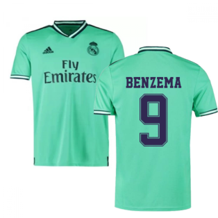 2019-2020 Real Madrid Adidas Third Football Shirt (BENZEMA 9)