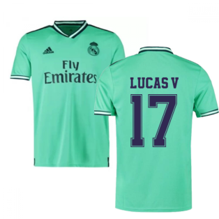 2019-2020 Real Madrid Adidas Third Football Shirt (LUCAS V 17)