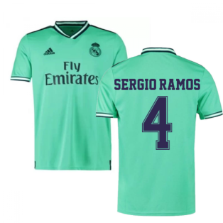 2019-2020 Real Madrid Adidas Third Football Shirt (SERGIO RAMOS 4)