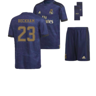 2019-2020 Real Madrid Away Youth Kit (Night Indigo) (BECKHAM 23)