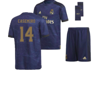 2019-2020 Real Madrid Away Youth Kit (Night Indigo) (CASEMIRO 14)