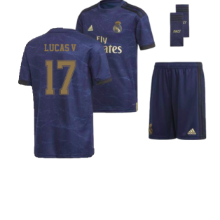 2019-2020 Real Madrid Away Youth Kit (Night Indigo) (LUCAS V 17)