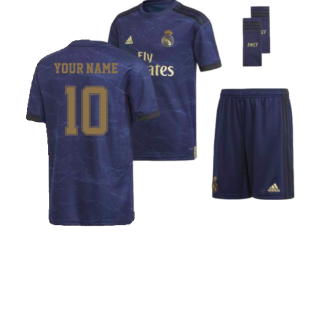 2019-2020 Real Madrid Away Youth Kit (Night Indigo) (Your Name)