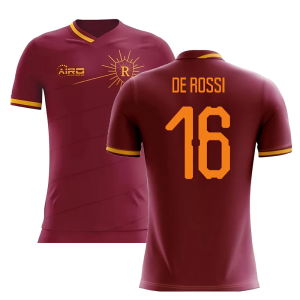 2025-2026 Roma Home Concept Football Shirt (DE ROSSI 16)
