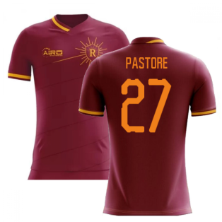 2020-2021 Roma Home Concept Football Shirt (PASTORE 27)