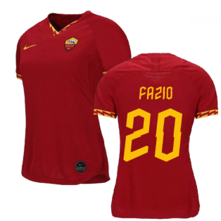 2019-2020 Roma Home Nike Ladies Shirt (FAZIO 20)