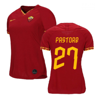 2019-2020 Roma Home Nike Ladies Shirt (PASTORE 27)