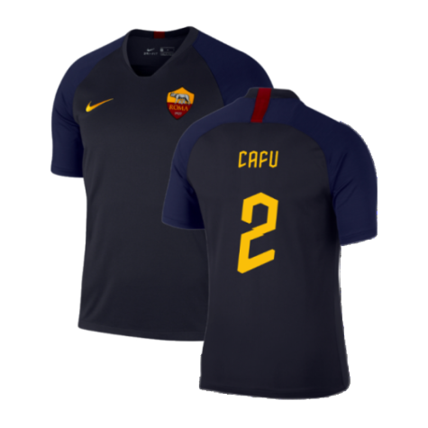 2019-2020 Roma Training Shirt (Dark Obsidian) (CAFU 2)