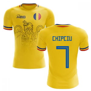 2025-2026 Romania Home Concept Football Shirt (Chipciu 7)