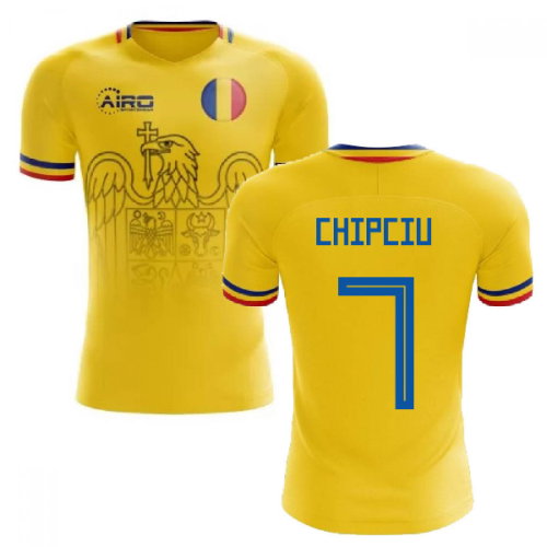 2025-2026 Romania Home Concept Football Shirt (Chipciu 7)