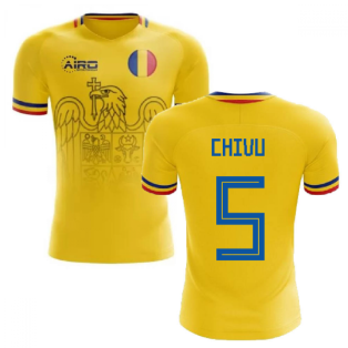 2022-2023 Romania Home Concept Football Shirt (Chivu 5)