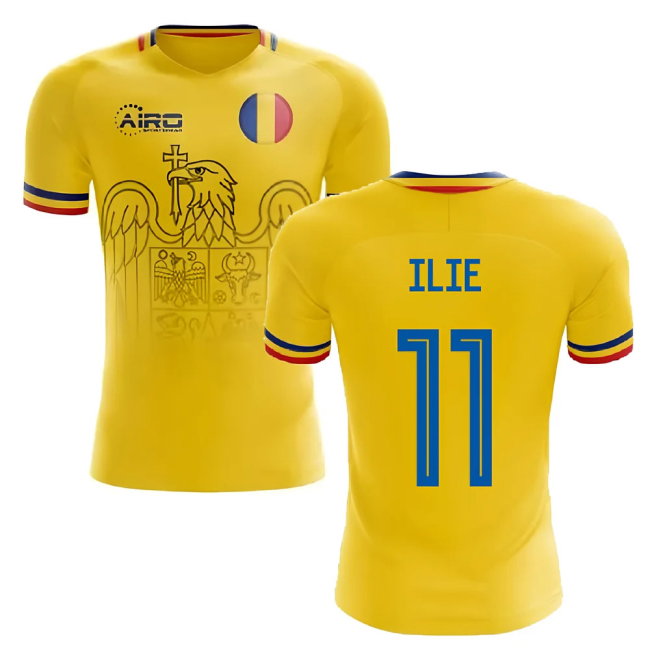 2025-2026 Romania Home Concept Football Shirt (Ilie 11)