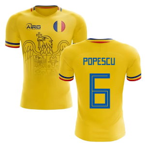 2025-2026 Romania Home Concept Football Shirt (Popescu 6)