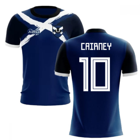2020-2021 Scotland Flag Concept Football Shirt (Cairney 10) - Kids