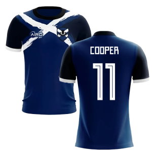 2025-2026 Scotland Flag Concept Football Shirt (Cooper 11)