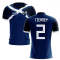 2023-2024 Scotland Flag Concept Football Shirt (Tierney 2) - Kids