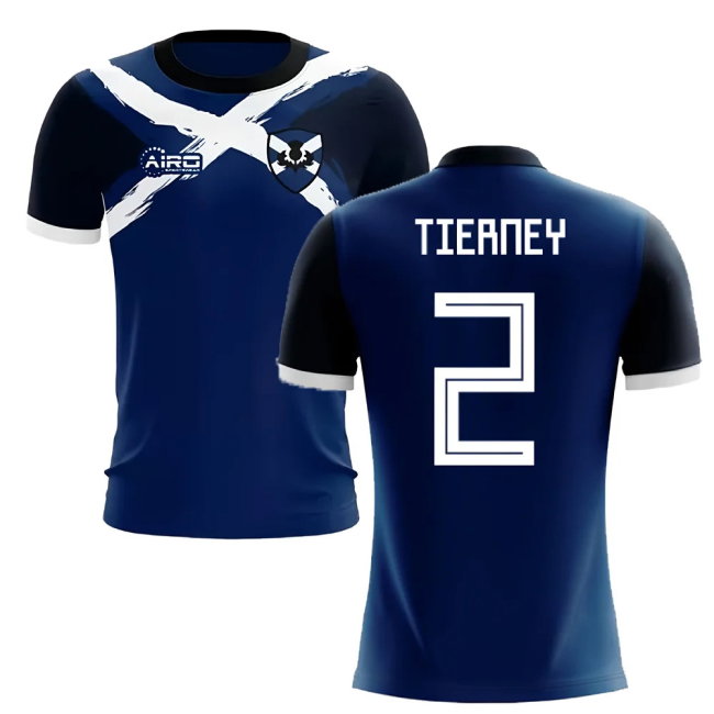 2025-2026 Scotland Flag Concept Football Shirt (Tierney 2)